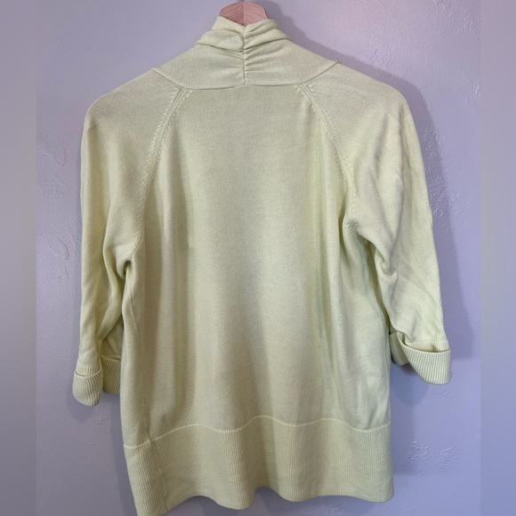 Chico's Yellow Women's Cardigan - Picture 9 of 10